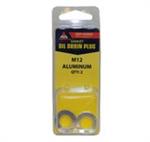 AGS M12 Aluminum ODP Gasket 2pc carded